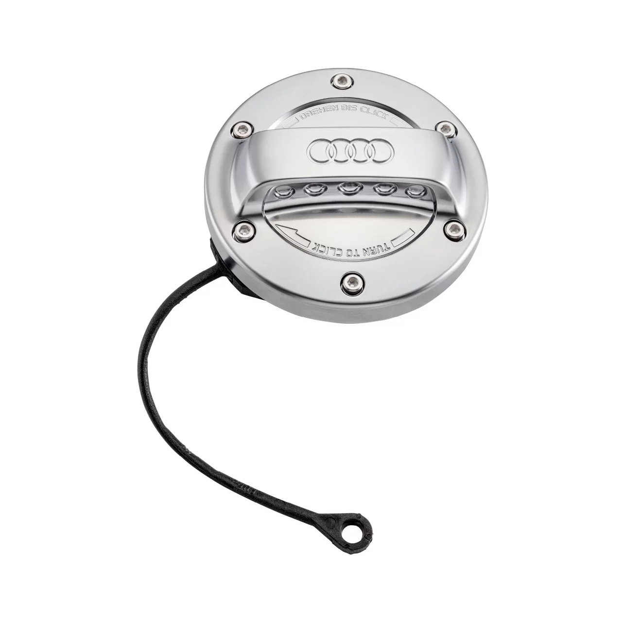 Tankdeckel in Aluminiumoptik